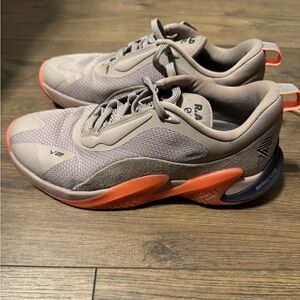 R.A.D Athletic Shoes in Gray and Orange, size 7.5 women